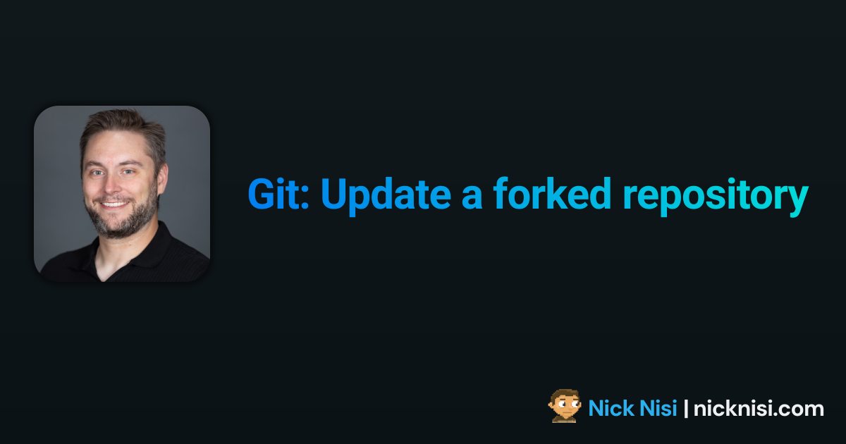 Git: Update a forked repository