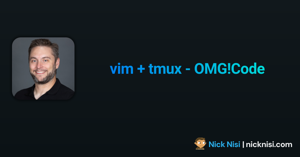 vim + tmux - OMG!Code